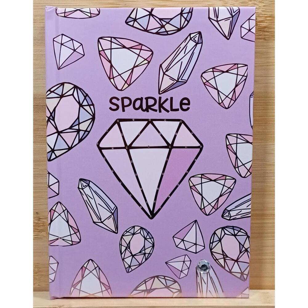 Sparkle LED Light-Up Notebook with Diamond Design‎